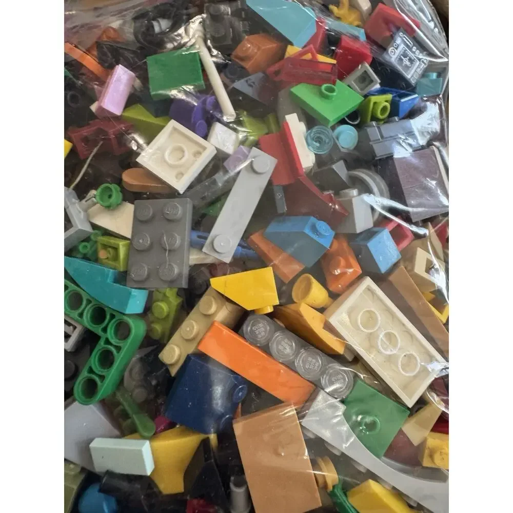 2 lbs Mixed LEGO Lot - Authentic Genuine Bricks Parts & Pieces Cleaned & Sorted